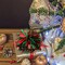 24 Pcs Christmas Tinsel Bows for Gift Wrapping 4 Inch Self Adhesive Christmas Gift Bows Toppers for Xmas Birthday Party Presents Decorations Holiday Gift Accessory(Green, Red)